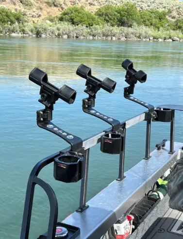 Fish Fighter Product Rod Risers on SRS System
