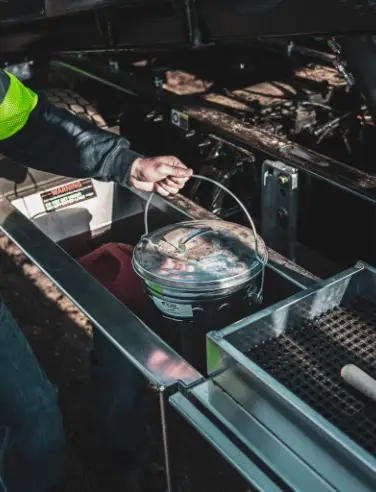 Tow truck storage boxes